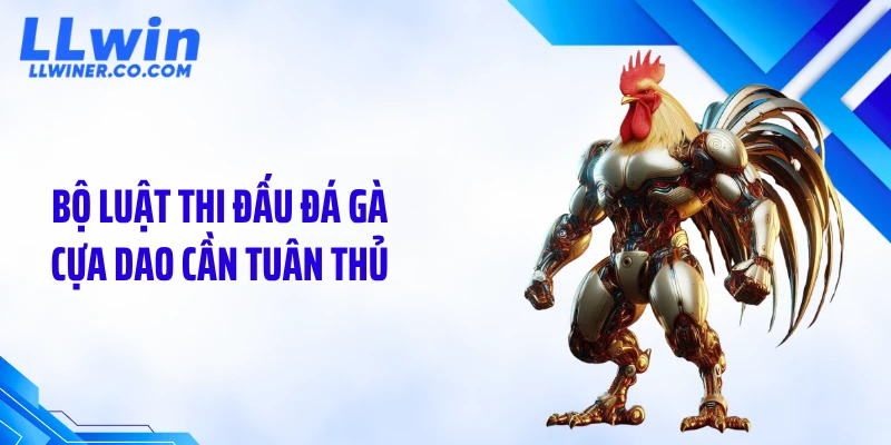 Đá Gà Cựa Dao: Nhịp Trận Nhanh, Chỉ 30-90 Giây Đầy Kịch Tính Bộ luật thi đấu đá gà cựa dao cần tuân thủ